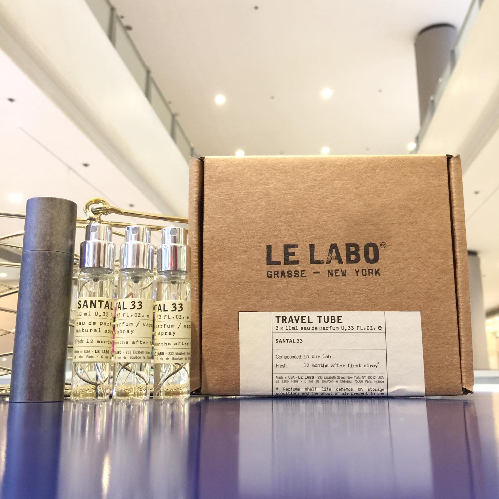 Le Labo Travel Set of Santal 33 (US Tester) Gaille & George Le Labo Travel Set of Santal 33 (US Tester) Gaille & George