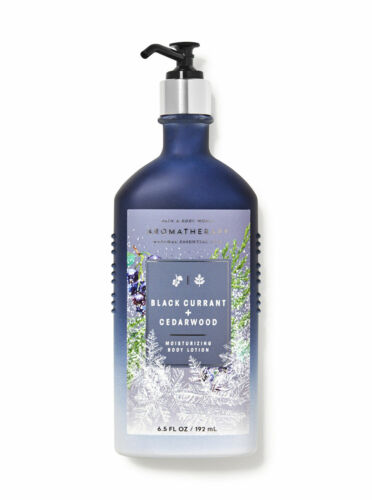 BBW Black Currant + CedarwoodAromatherapy Lotion